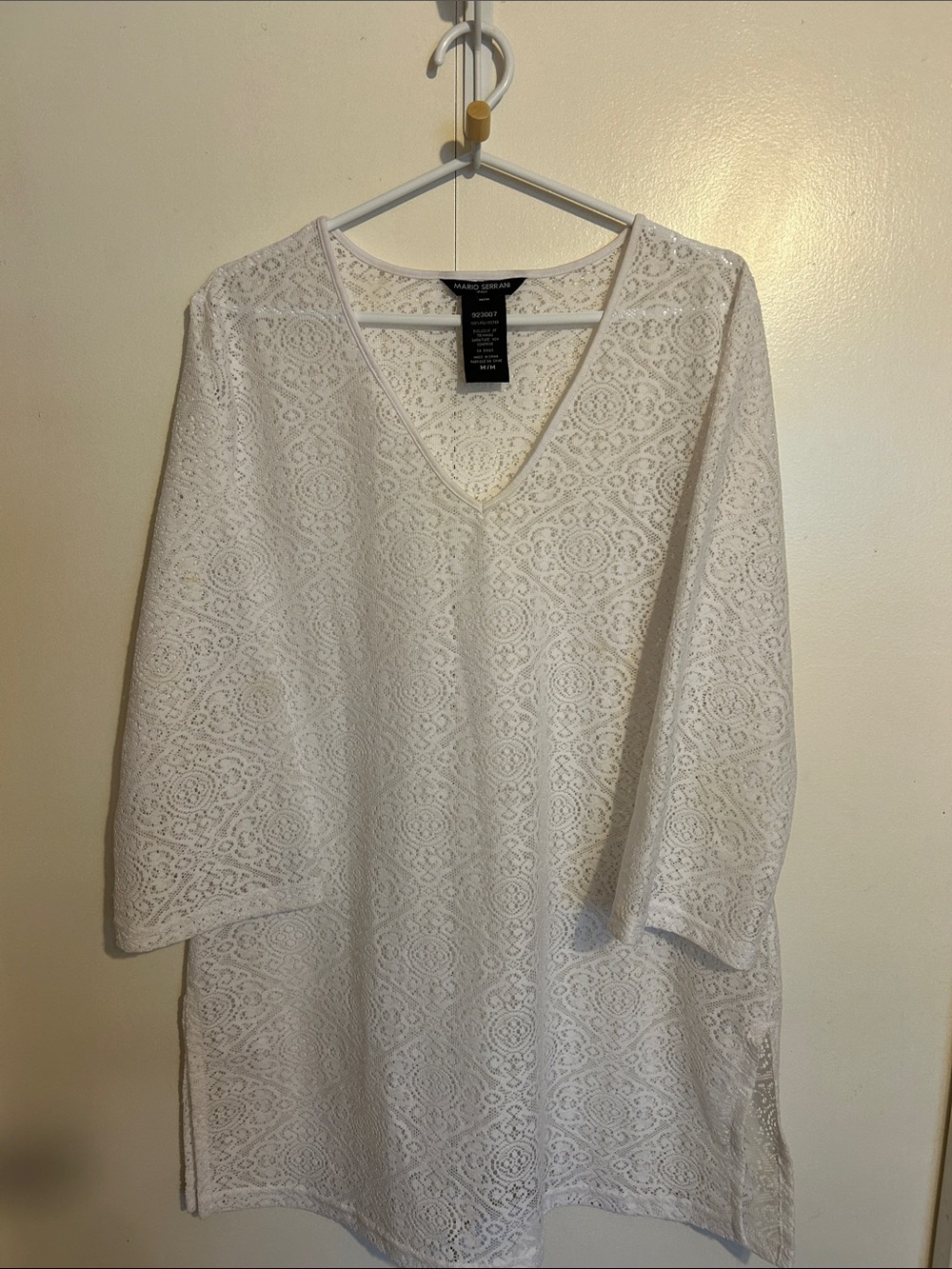 Mario Serrani V-Neck Beach Cover-up.